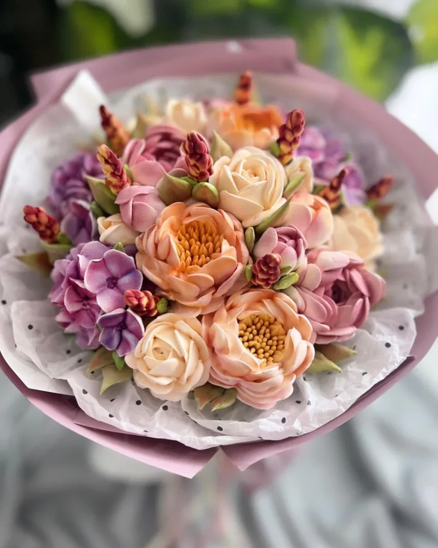 Zefyrai Rankų darbo puokštė 9 - Image 2