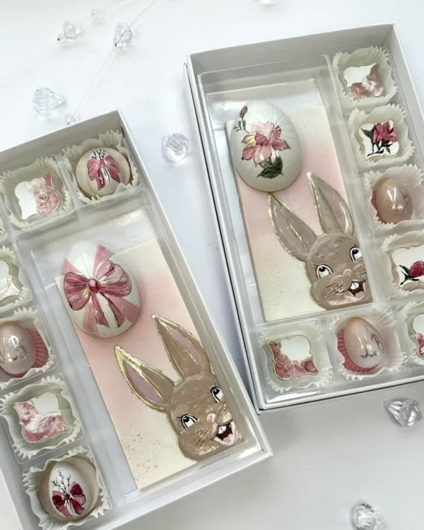 Šokoladas rankų darbo dėžutė 4